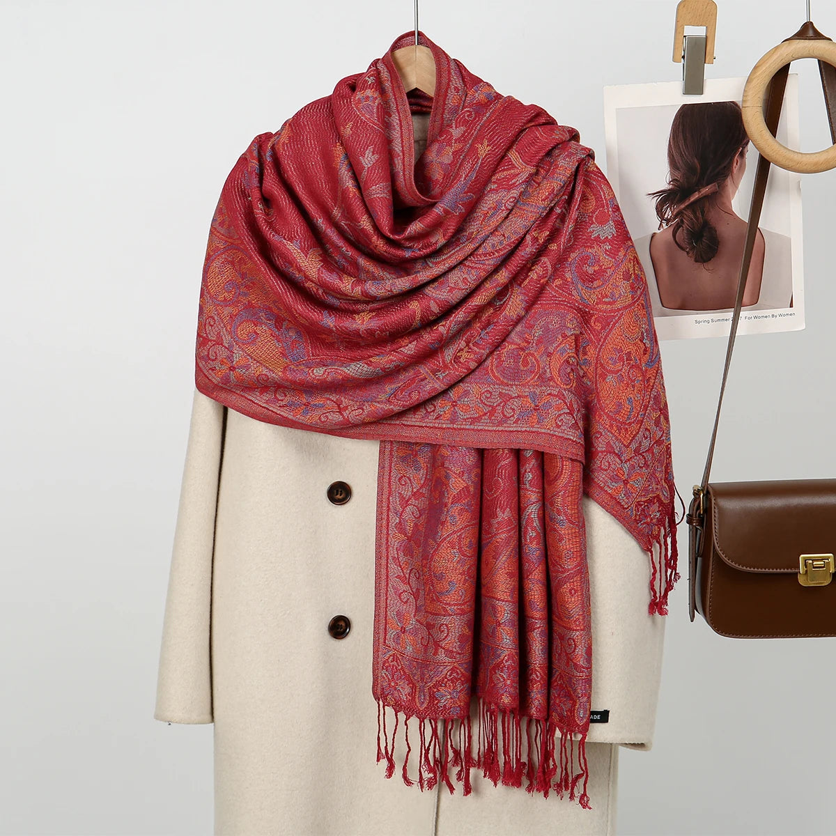 alalar-Paisley Pashmina Hijab