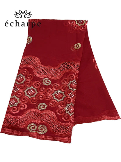 alalar | African Cotton Embroidered Hijab – Dubai-Style Ramadan Prayer Scarf