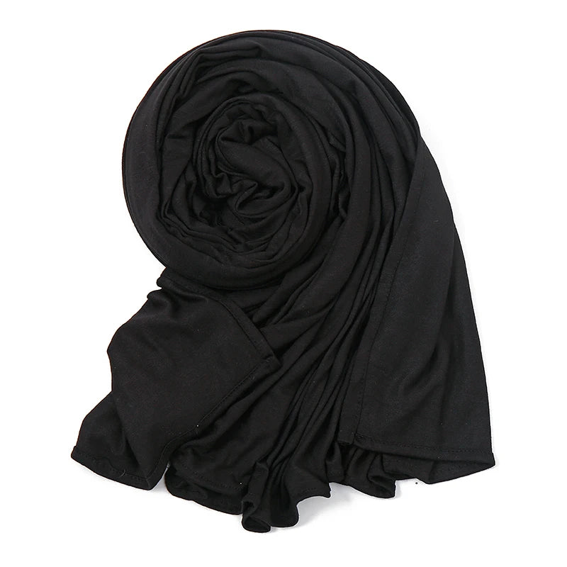 175*80cm Big Size Modal Cotton Jersey Hijab-alalar