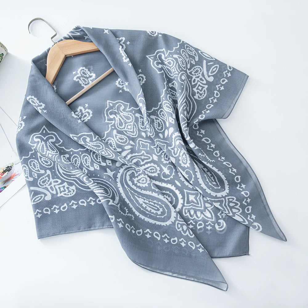 alalar-Scarf-Abaya Women Malaysia Tudung Bawal Flower Print Hijab New Design Headscarf