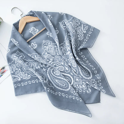 alalar-Scarf-Abaya Women Malaysia Tudung Bawal Flower Print Hijab New Design Headscarf