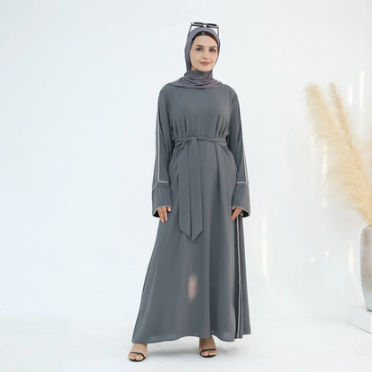 ALALAR | Velvet Abaya Dress – Luxury Dubai Modest Islamic Clothing for Women