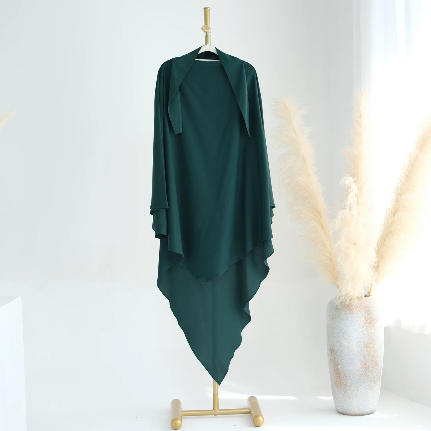 alalar-Extra-long Khimar Hijab Scarf for Muslim Women, Islamic Clothing Prayer Headcover, Dubai Turkish Hijabi Headscarf, Ramadan Eid