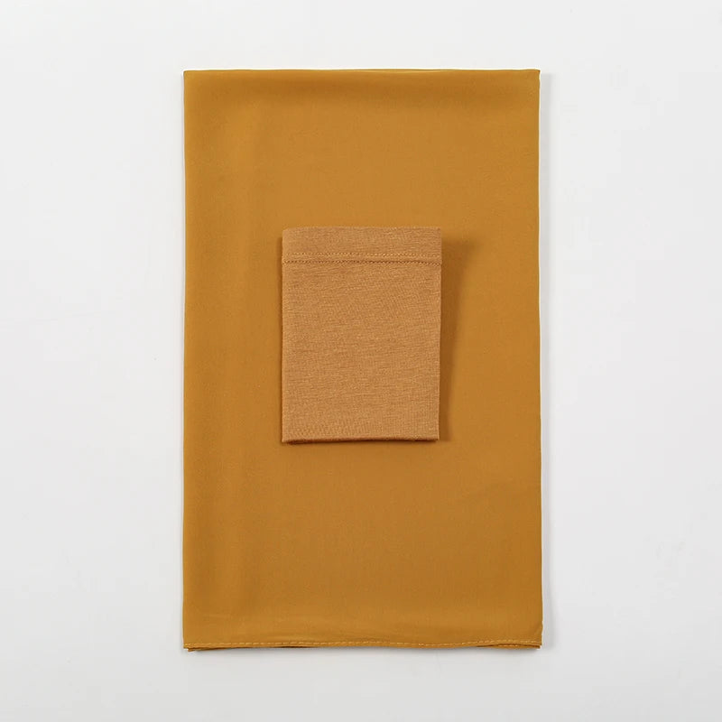 alalar-Scarf-Abaya Women2/Pcs  Muslem's Hijab With Matching Undercap Set