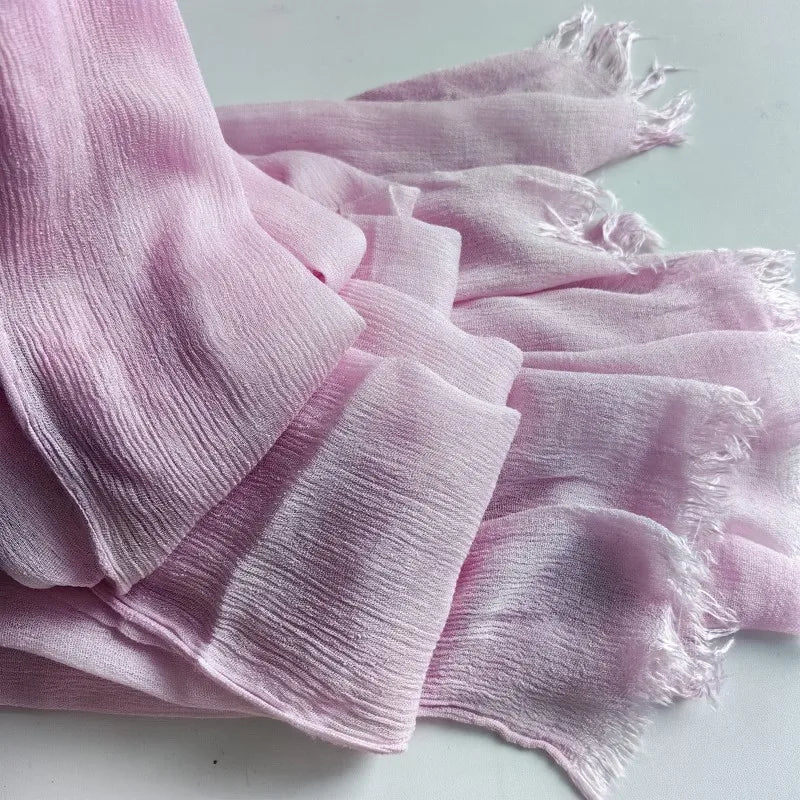 alalar | Soft Cotton Viscose Hijab – Multi-Color Lightweight Scarf - حجاب قطني بالوان متعددة