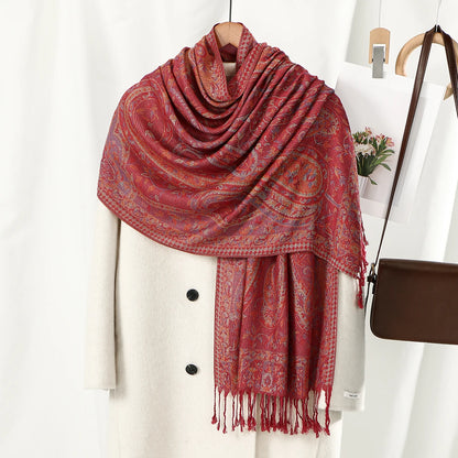 alalar-Paisley Pashmina Hijab