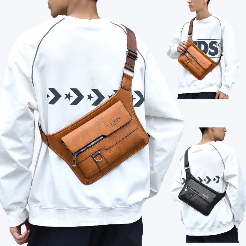 alalar-Men's Crossbody Bag Chest Bags High حزمة الحج والعمرة حقيبة الحج