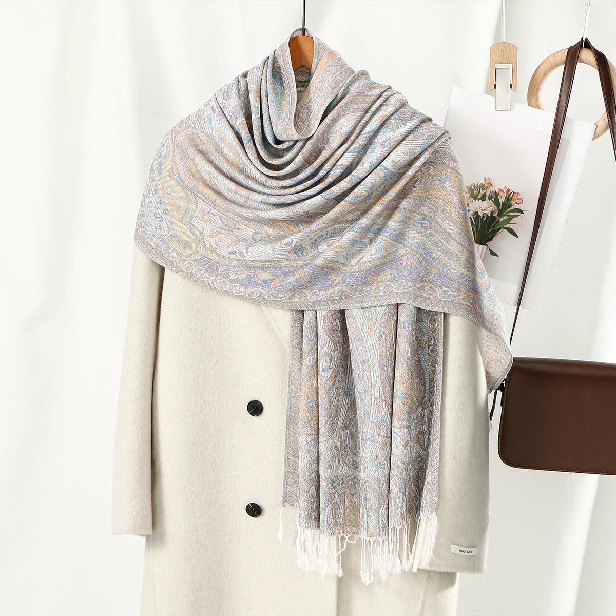 alalar-Paisley Pashmina Hijab