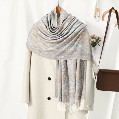 alalar-Paisley Pashmina Hijab