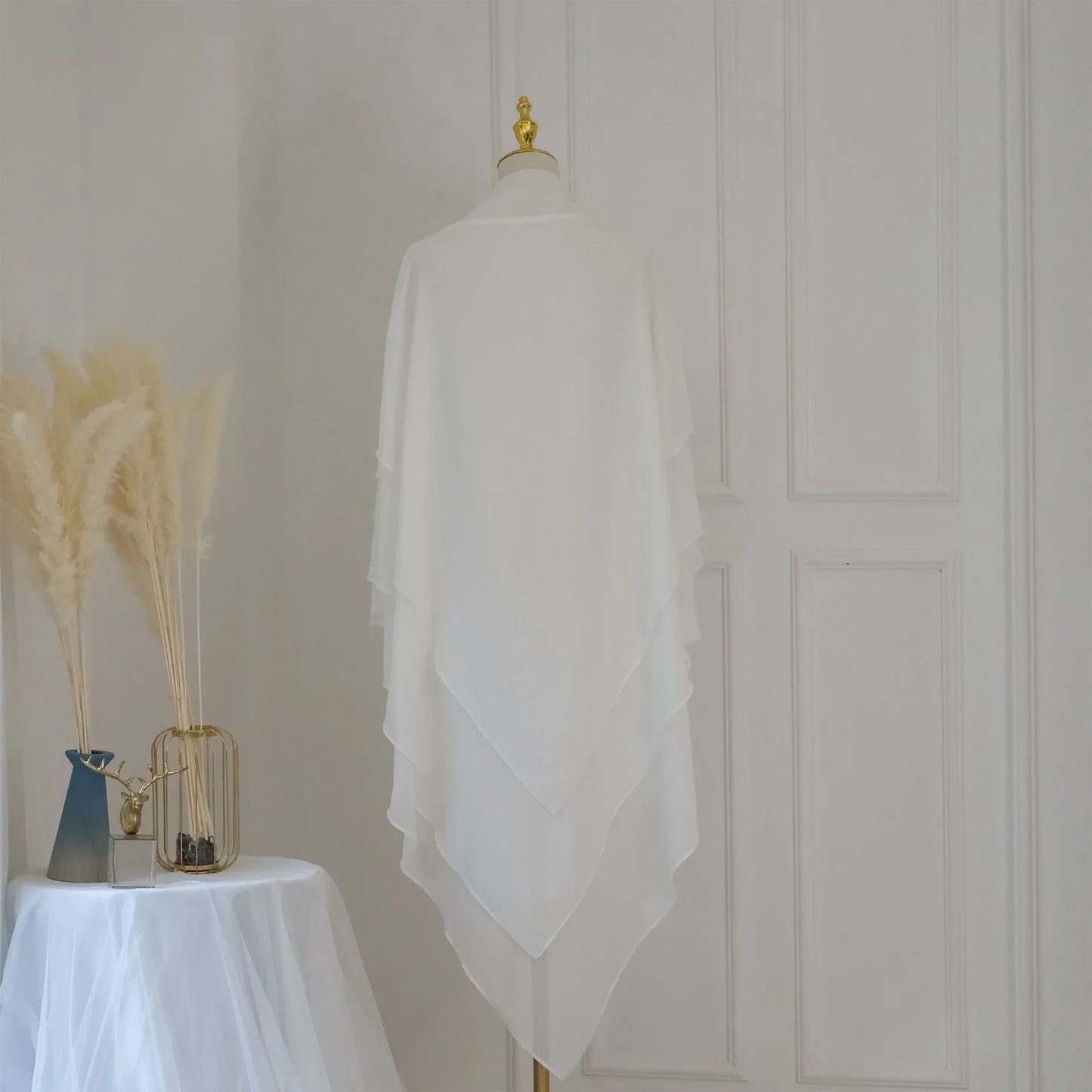 alalar | Modest Khimar Hijab — 3-Layer Chiffon Turban Style (Dubai Edition)