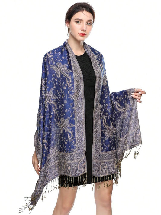 alalar | Bohemia Pashmina Hijab — Long Cashmere-Feel Shawl