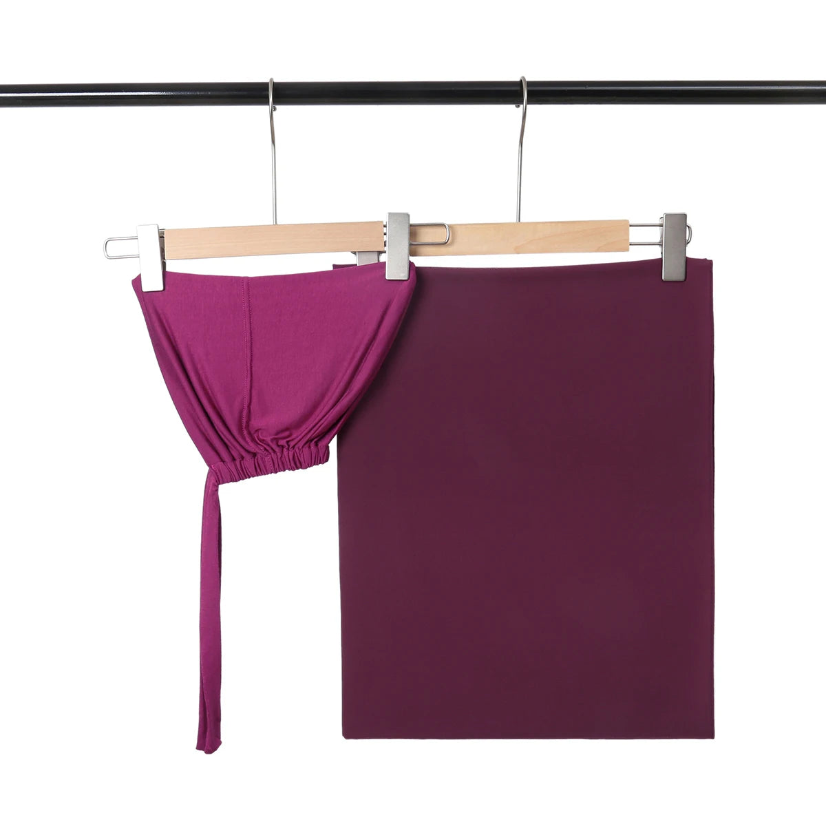 alalar-Scarf-Abaya Women2/Pcs  Muslem's Hijab With Matching Undercap Set