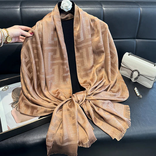 alalar-WomenScarf Fashion Geometry Print Hijabs