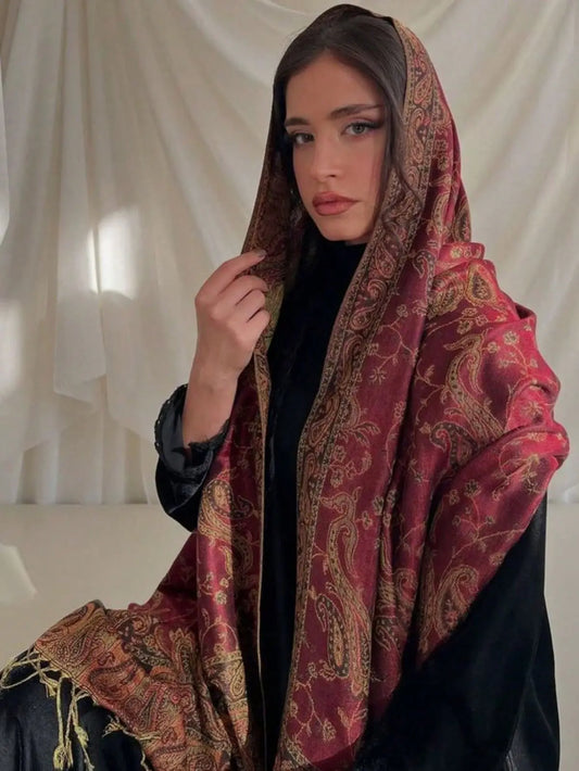 alalar-Paisley Pashmina Hijab
