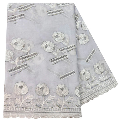 alalar | 100% Cotton Rayon Embroidered Scarf — Dubai Signature Style-اسيراد دبي