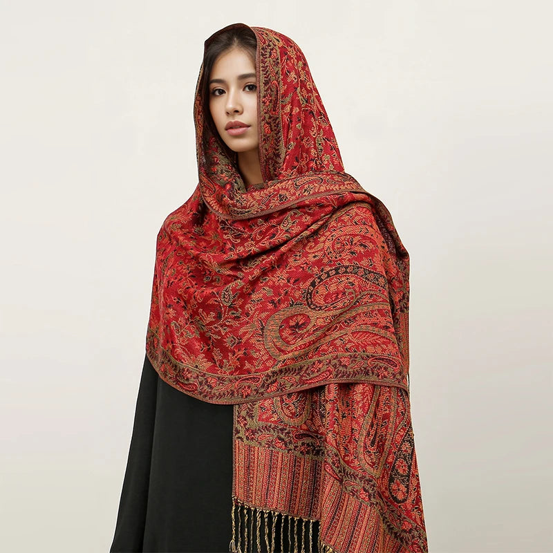 alalar | Bohemia Pashmina Hijab — Long Cashmere-Feel Shawl