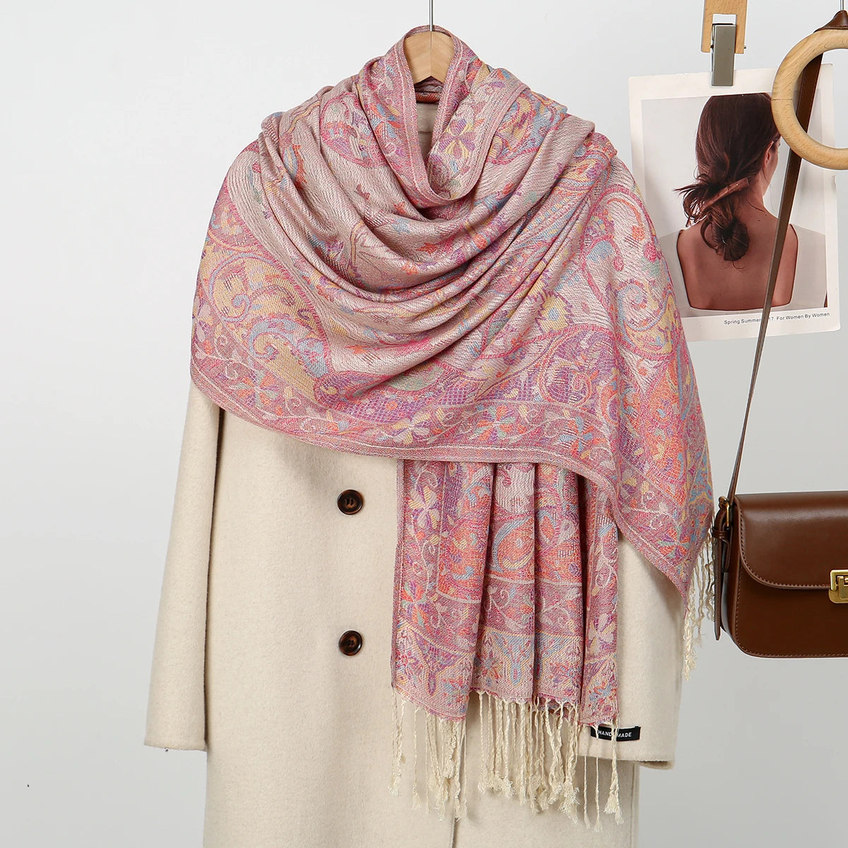 alalar-Paisley Pashmina Hijab