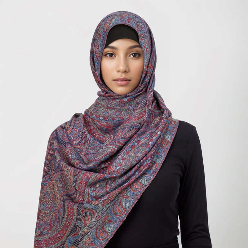 alalar | Bohemia Pashmina Hijab — Long Cashmere-Feel Shawl