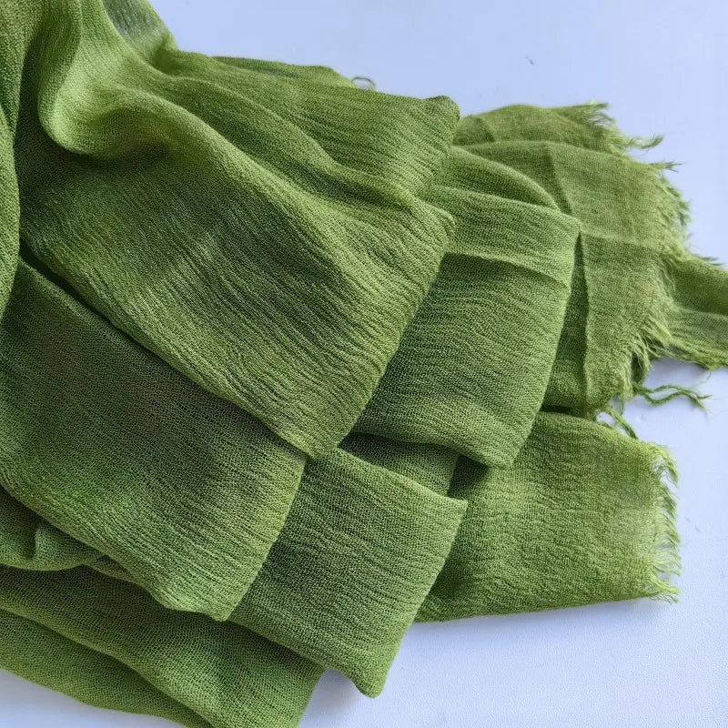 alalar | Soft Cotton Viscose Hijab – Multi-Color Lightweight Scarf - حجاب قطني بالوان متعددة