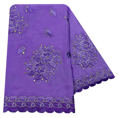 alalar | Embroidered Cotton Hijab Scarf – African & Dubai Style