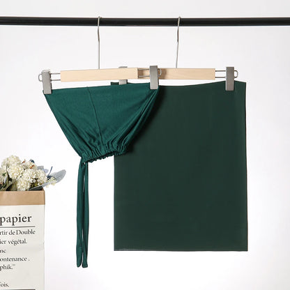 alalar-Scarf-Abaya Women2/Pcs  Muslem's Hijab With Matching Undercap Set