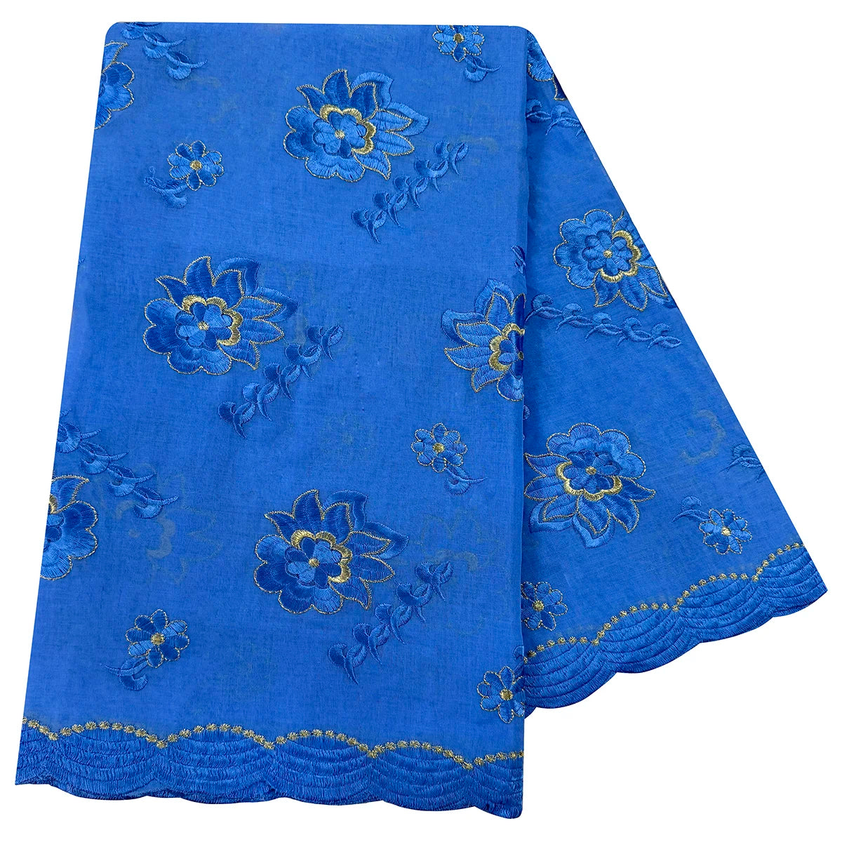 alalar| Embroidered Cotton Hijab Scarf – African Style Muslim Headscarf Dubai Modest Fashion