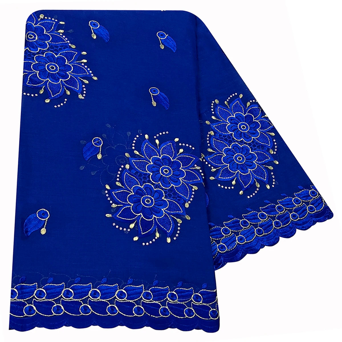 alalar | Embroidered Cotton Hijab Scarf – African & Dubai Style