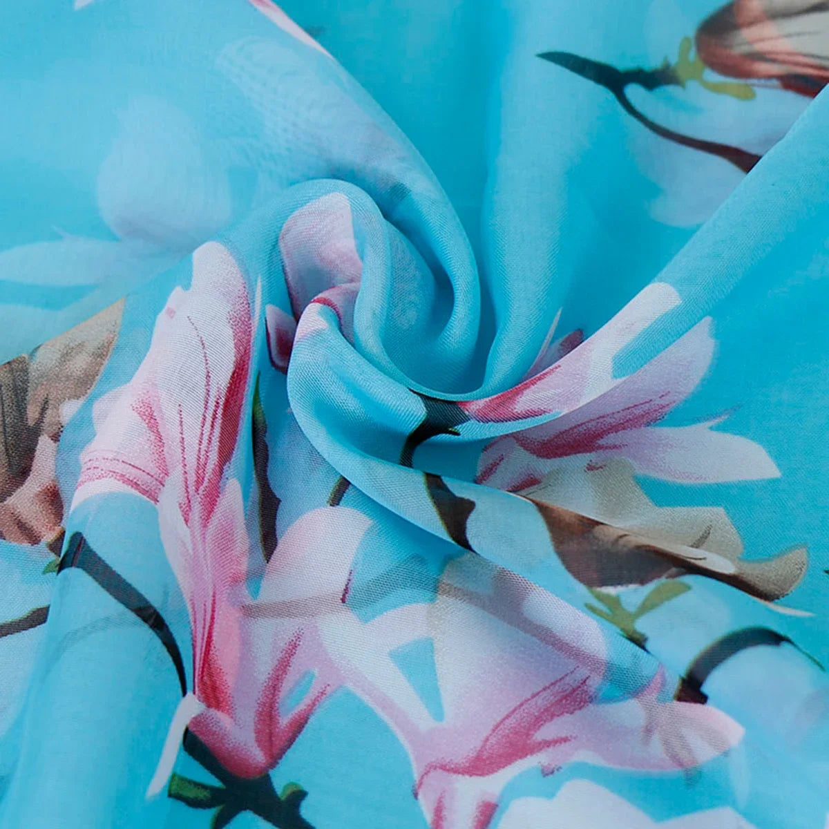 alalar-Women Fashion Chiffon Scarf Hijab For Women Muslim Summer Shawl Beach