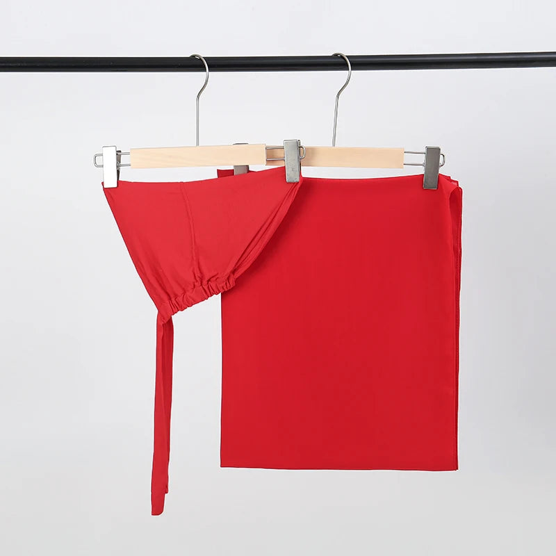 alalar-Scarf-Abaya Women2/Pcs  Muslem's Hijab With Matching Undercap Set