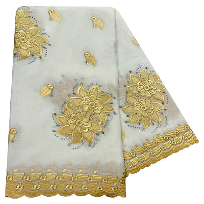 alalar | Embroidered Cotton Hijab Scarf – African & Dubai Style