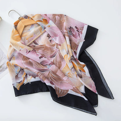 alalar-Scarf-Abaya Women Malaysia Tudung Bawal Flower Print Hijab New Design Headscarf