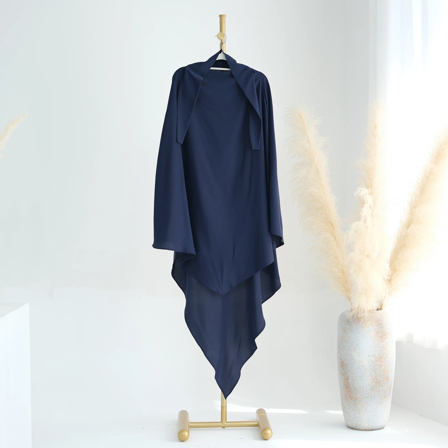 alalar-Extra-long Khimar Hijab Scarf for Muslim Women, Islamic Clothing Prayer Headcover, Dubai Turkish Hijabi Headscarf, Ramadan Eid