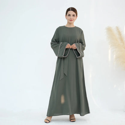 ALALAR | Velvet Abaya Dress – Luxury Dubai Modest Islamic Clothing for Women