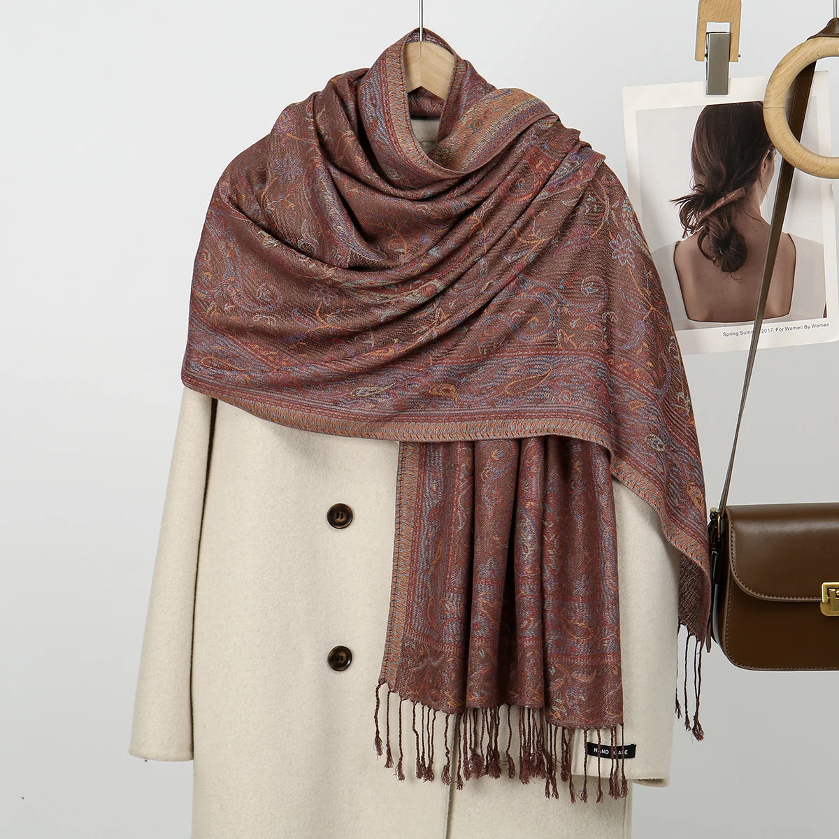 alalar-Paisley Pashmina Hijab