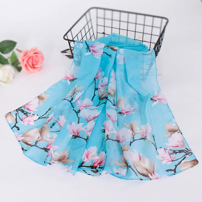 alalar-Women Fashion Chiffon Scarf Hijab For Women Muslim Summer Shawl Beach