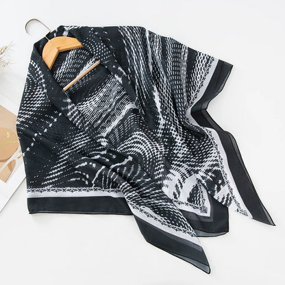 alalar-Scarf-Abaya Women Malaysia Tudung Bawal Flower Print Hijab New Design Headscarf