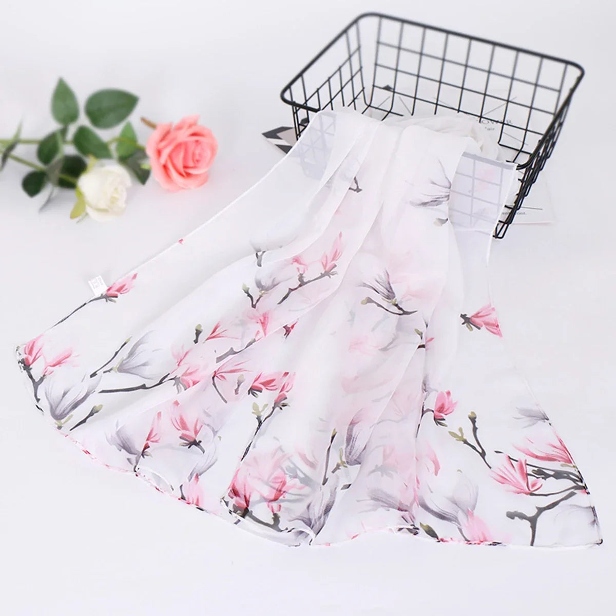 alalar-Women Fashion Chiffon Scarf Hijab For Women Muslim Summer Shawl Beach