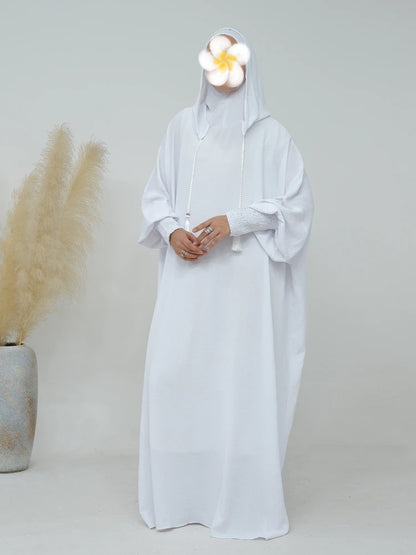 alalar | Hooded Ramadan Abaya Dress – Elegant Eid Jilbab Kaftan for Women