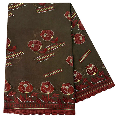 alalar | 100% Cotton Rayon Embroidered Scarf — Dubai Signature Style-اسيراد دبي