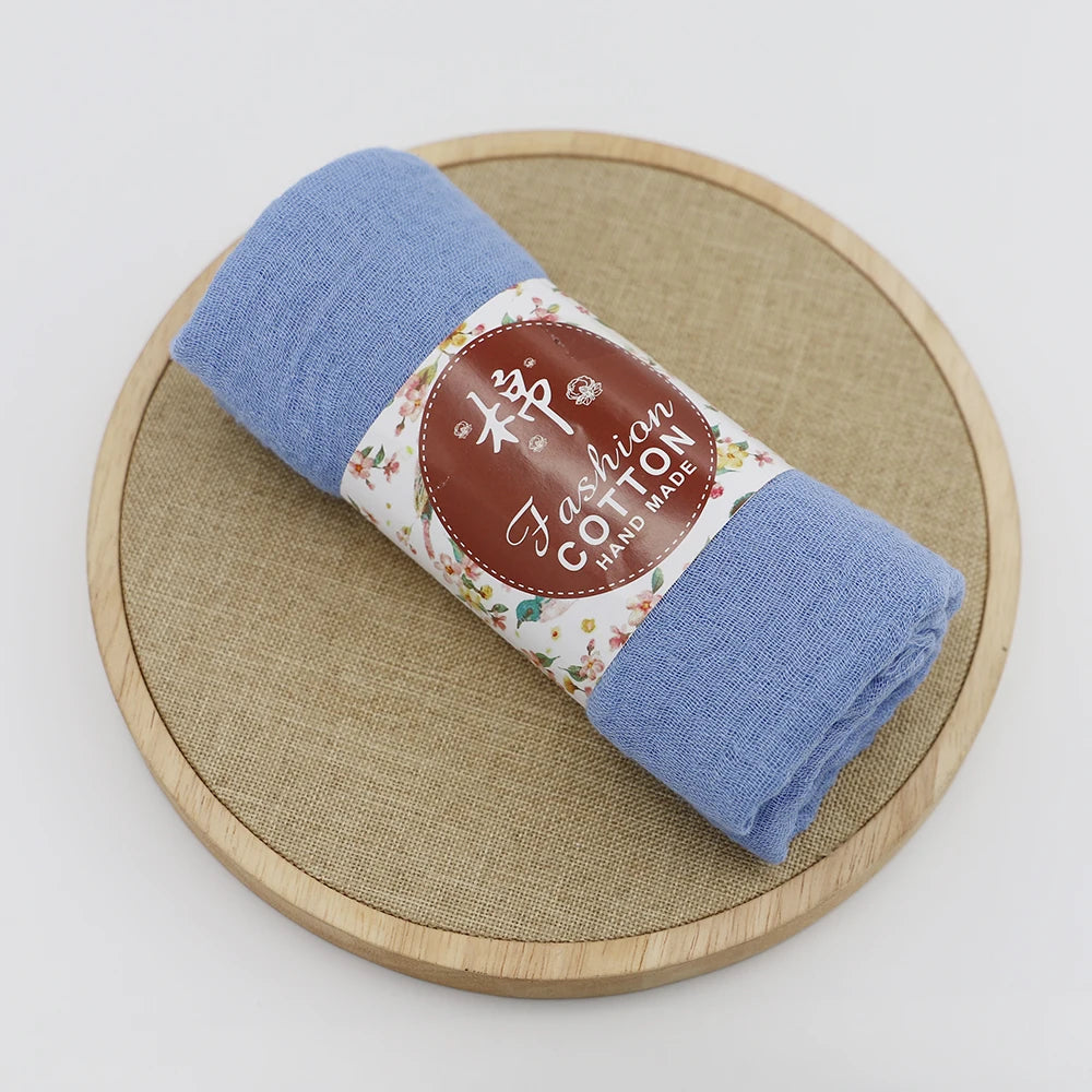 alalar-Big size  crinkle scarf for women soft cotton headscarf