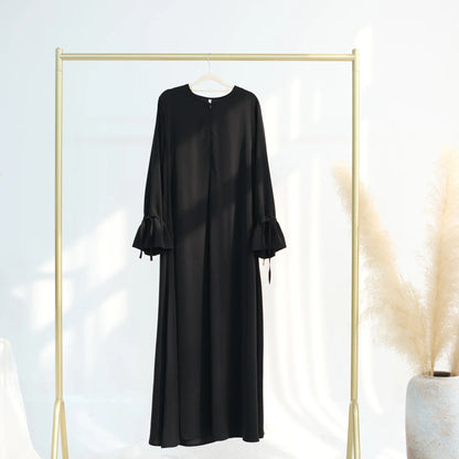 alalar | Elegant Ramadan & Dubai-Style Plain Abaya – Modest Loose-Fit Dress for Muslim Women