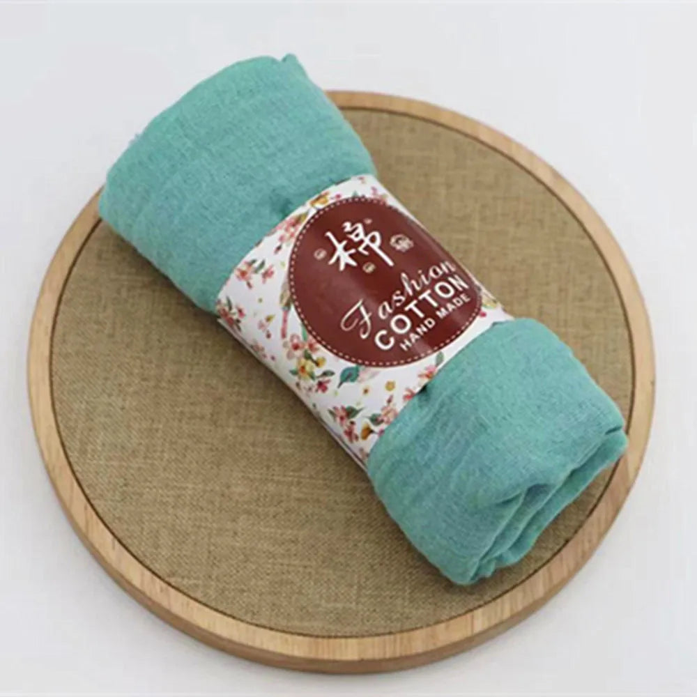 alalar-Big size  crinkle scarf for women soft cotton headscarf