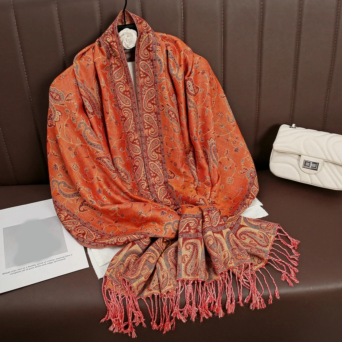 alalar | Bohemia Pashmina Hijab — Long Cashmere-Feel Shawl