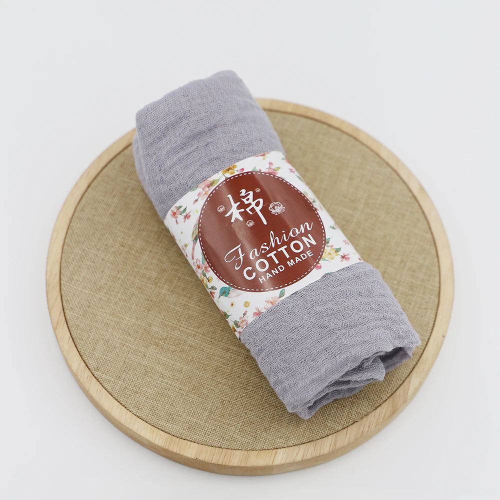 alalar-Big size  crinkle scarf for women soft cotton headscarf