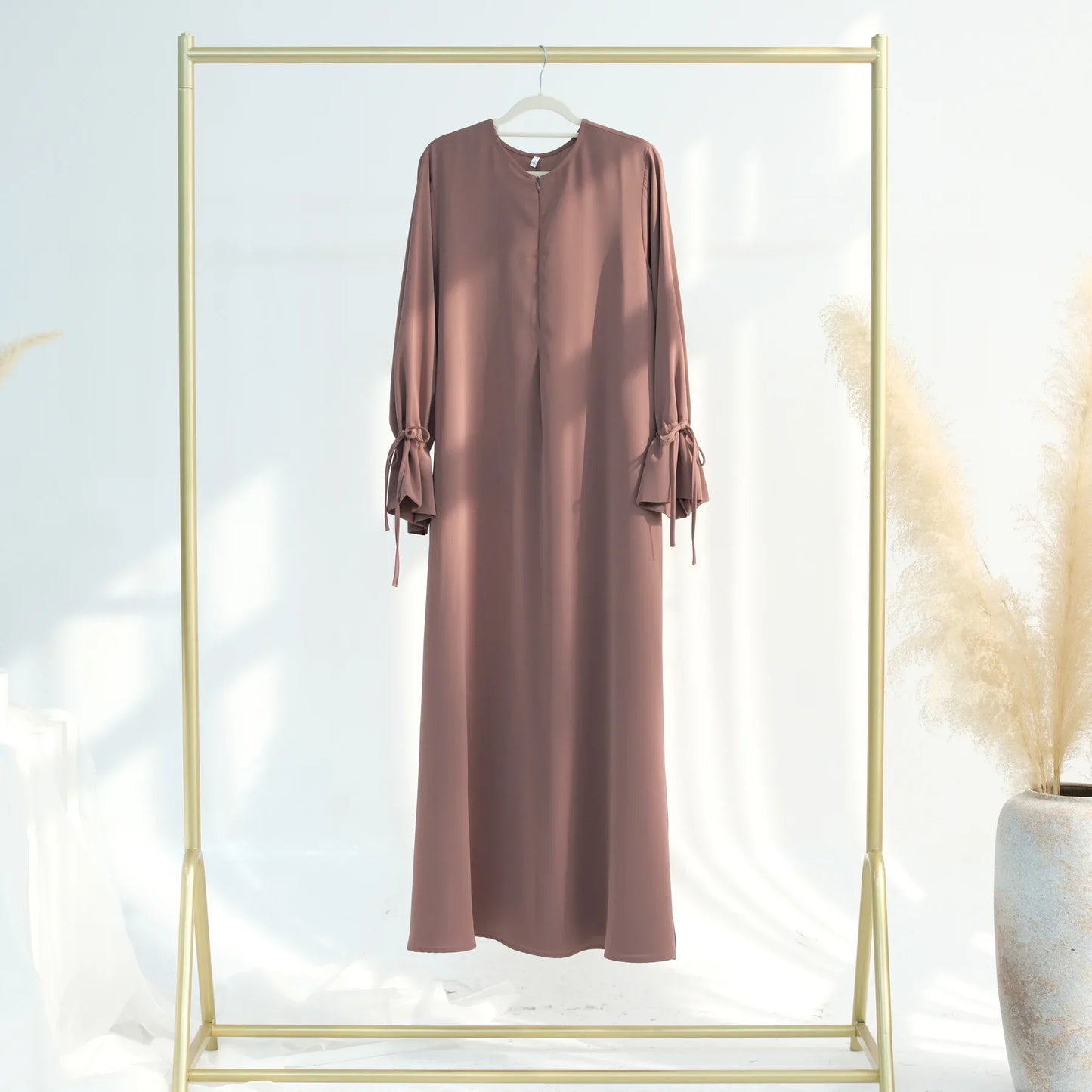 alalar | Elegant Ramadan & Dubai-Style Plain Abaya – Modest Loose-Fit Dress for Muslim Women