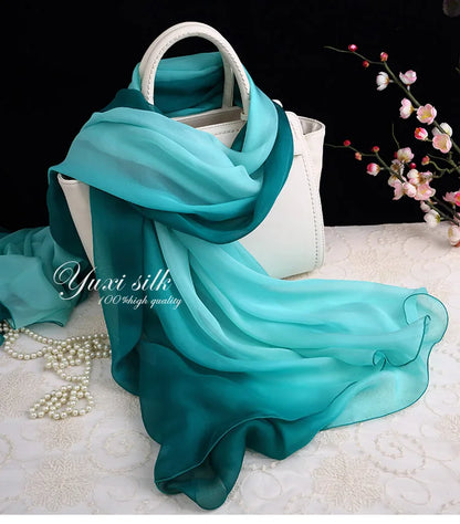 alalar-Women Fimtariah  Women 100% Pure Silk Scar-وشاح حرير  مية بالمية