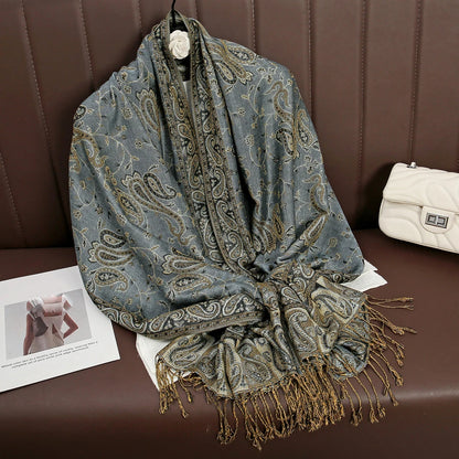 alalar | Bohemia Pashmina Hijab — Long Cashmere-Feel Shawl