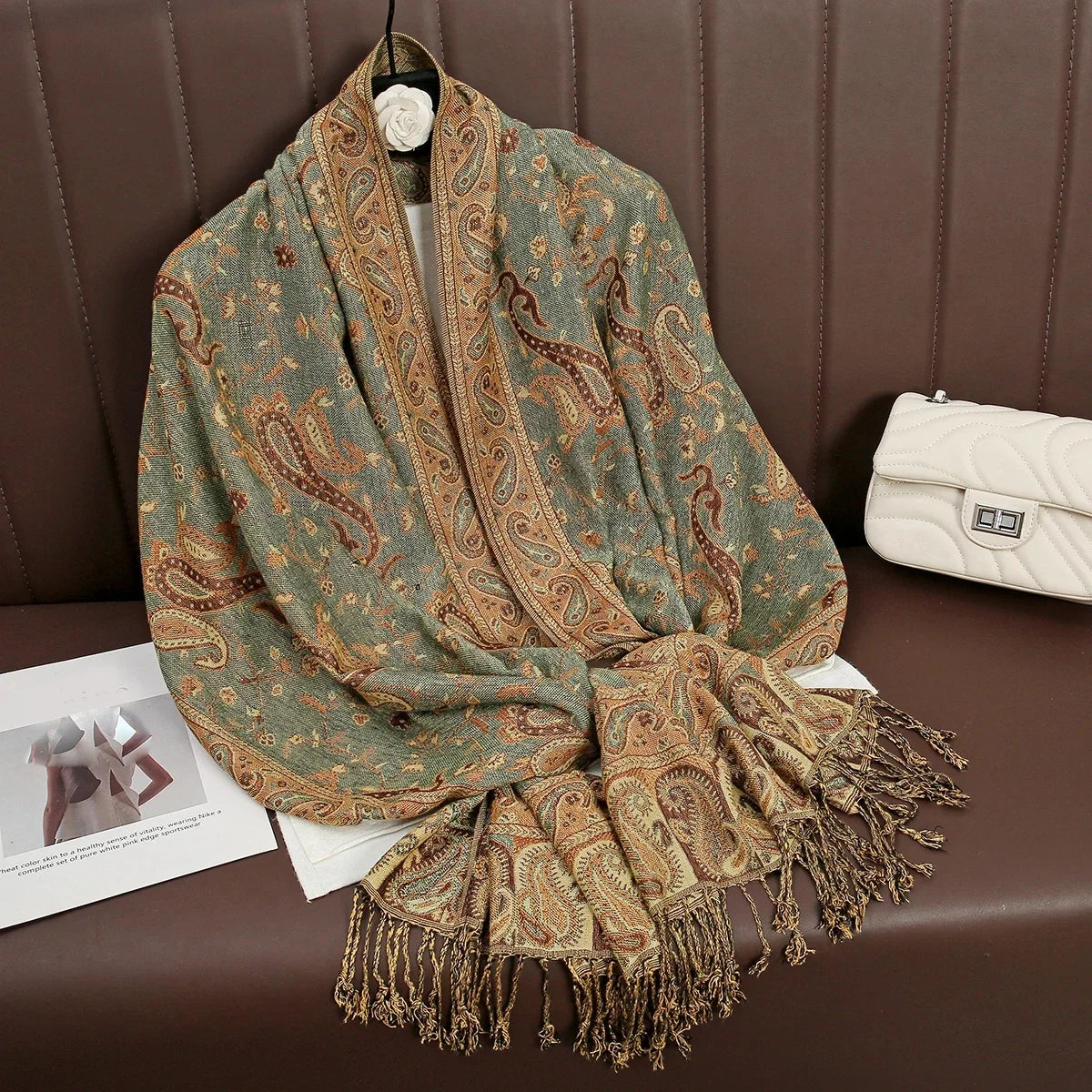 alalar | Bohemia Pashmina Hijab — Long Cashmere-Feel Shawl