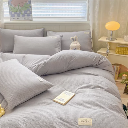 alalar-Cotton Four Piece Set, Non All Cotton Bedding, Pure Cotton Bedding-أفرشة من القطن الاصلي