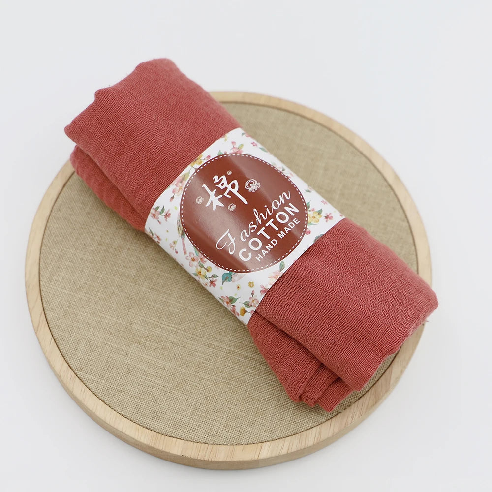 alalar-Big size  crinkle scarf for women soft cotton headscarf